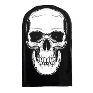 Masque Crâne Monochrome blan noir HALLOWEEN