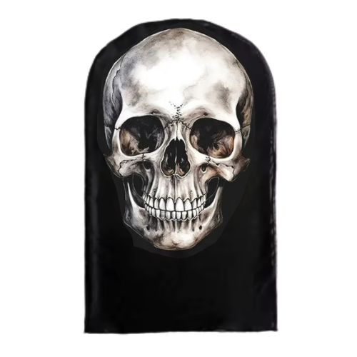 Masque crâne réaliste gris